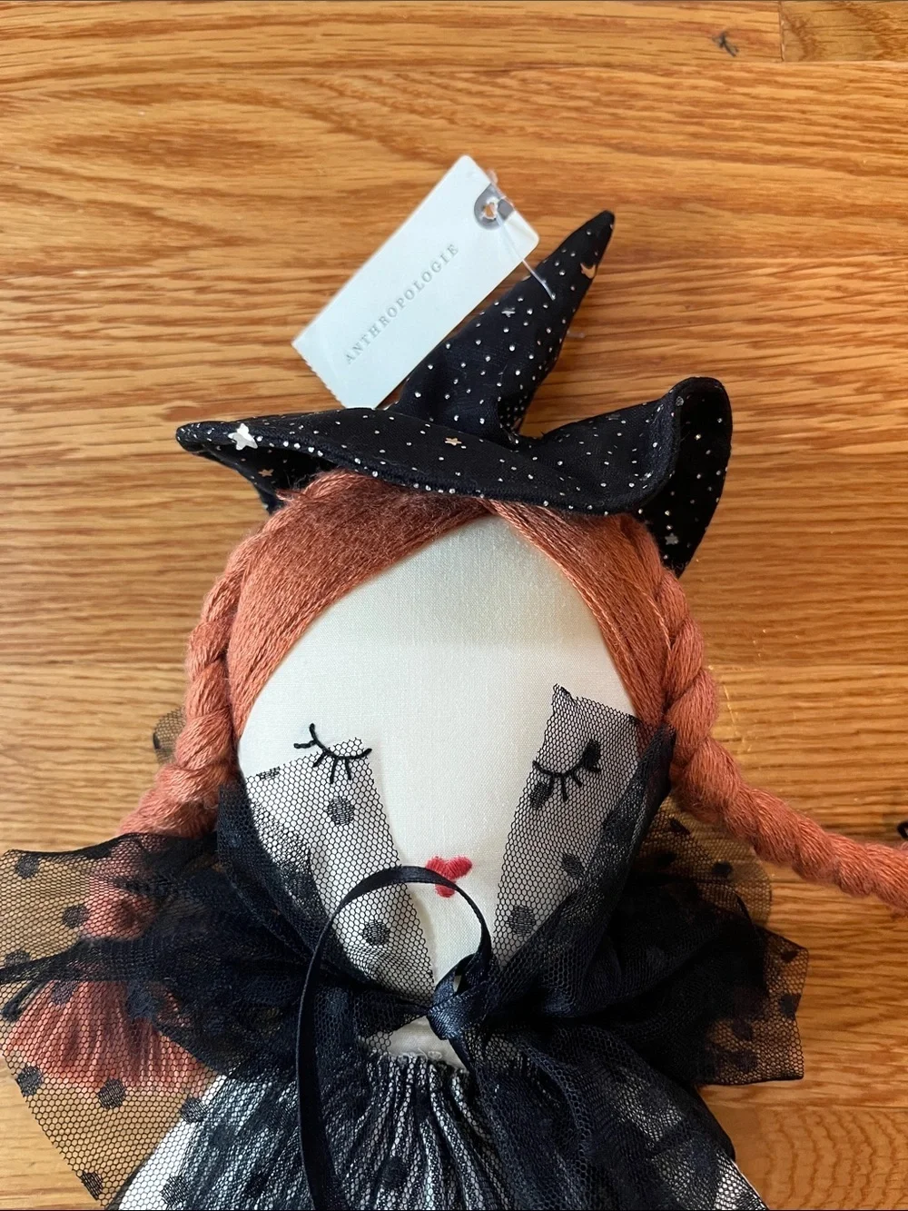 Anthropologie Witch Plush Doll NWT